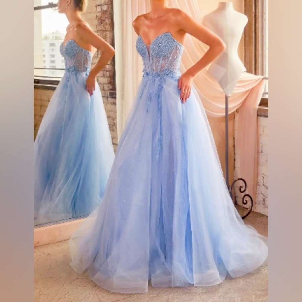 Glamorous embellished tulle ball gown